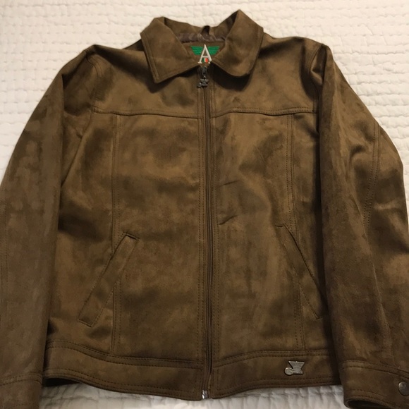 giorgio armani suede jacket